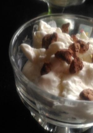 A picture of Rasgulla pudding.
