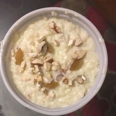 A picture of Kesar Rice Kheer.