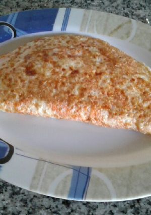 Una foto de Omelette de claras de huevo