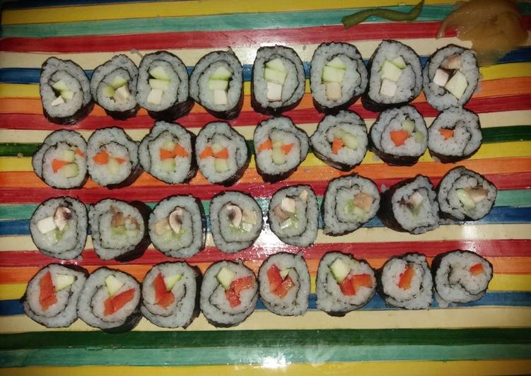 Sushi vegetariano