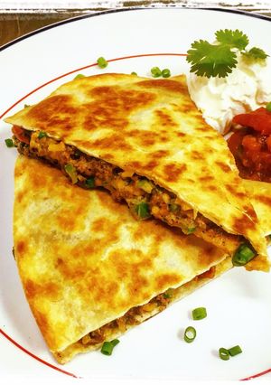 A picture of Beef Quesadillas.