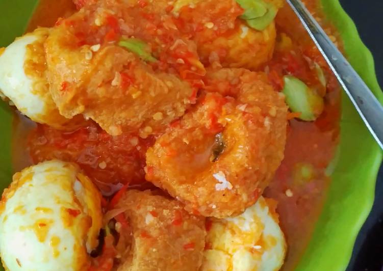25.Balado tahu telur pete #Bikinramadanberkesan