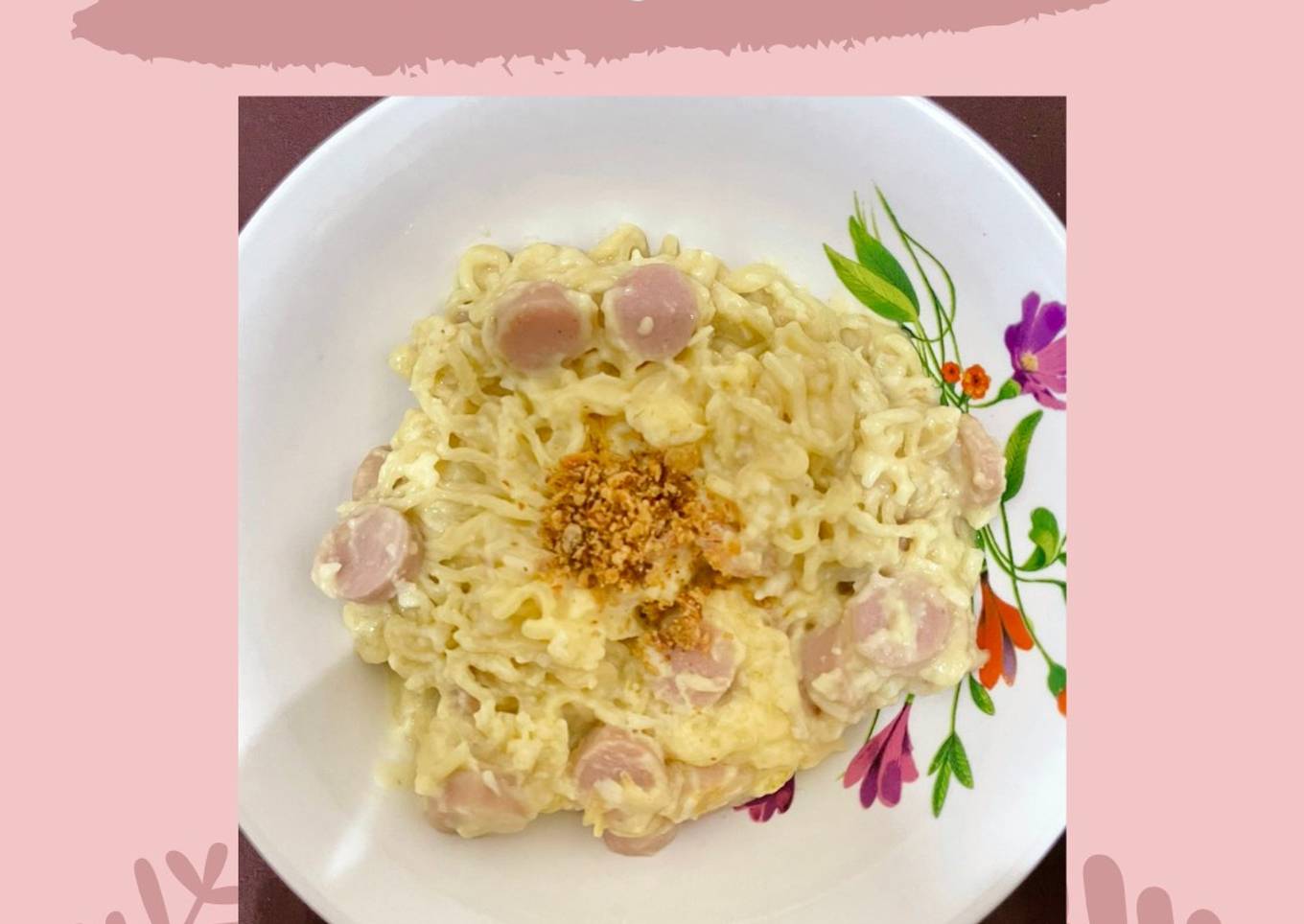 Mie Goreng Carbonara