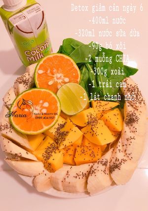 Hình của món Detox giảm cân ngày 6.