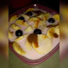 A picture of Desayuno o merienda frutal.