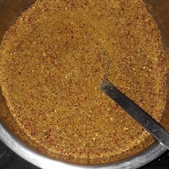 A picture of Idly milagai podi(idly gun powder).
