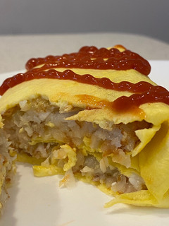 A picture of Hash brown Omelet.