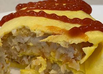 Easy Fast Cooking Hash brown Omelet Delicious and Healthy