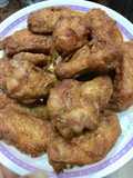 “น่องไก่ชุปแป้งทอด”