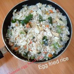 A picture of Egg fried rice.