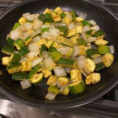 Sautéed Zucchini and Onions A picture of Sautéed Zucchini and Onions.