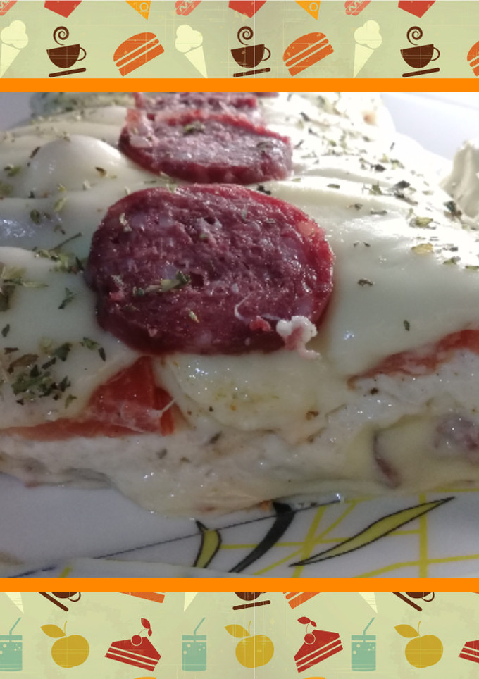 Una foto de Calzone Calabrés