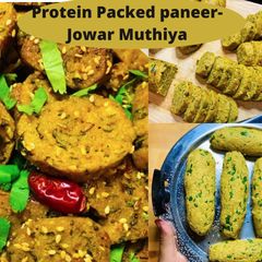 A picture of Healthy Jowar Methi Paneer na Muthiya | Gujarati Muthiya.