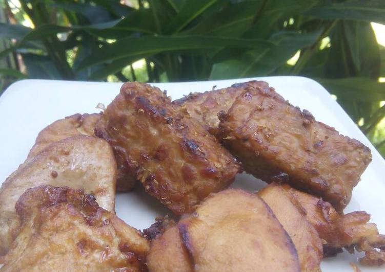 Baceman ayam tahu tempe