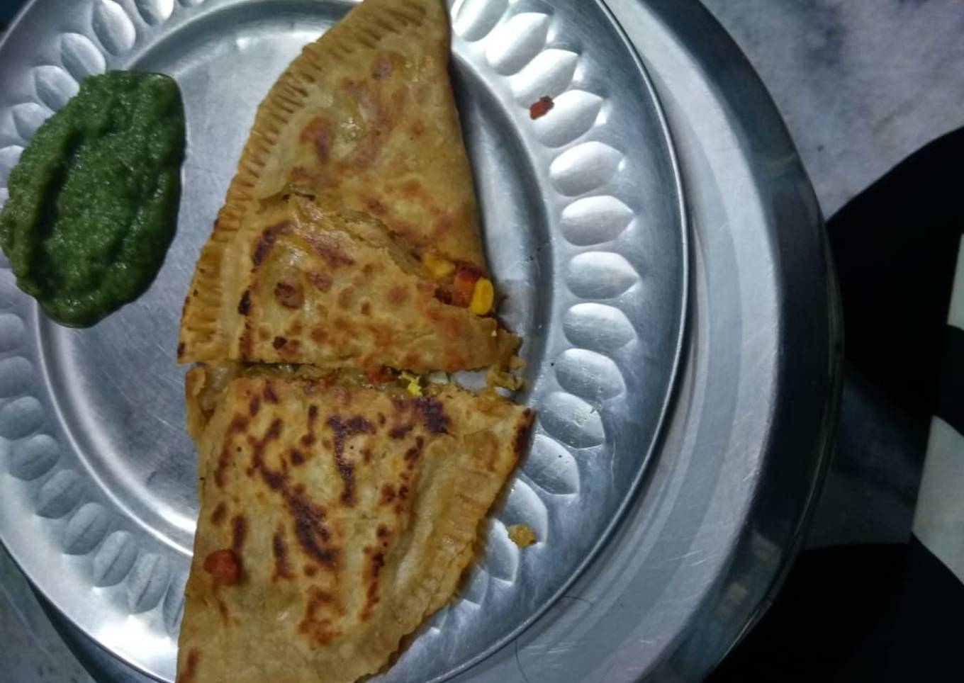 Vegetable paratha