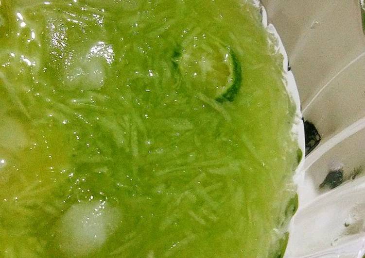 Cara Gampang Bikin Es Melon Serut Anti Gagal