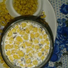 A picture of Boondi raita.