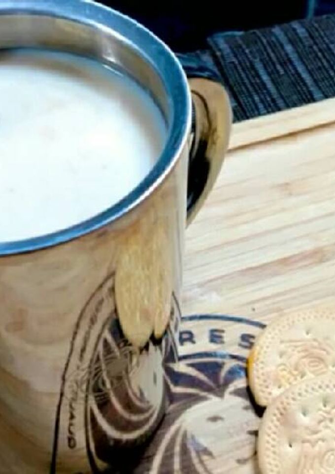 Una foto de Atole de galletas marias