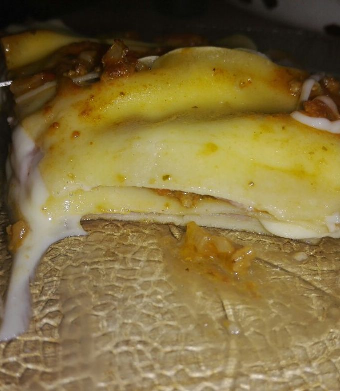 Una foto de Lasaña casera masa casera