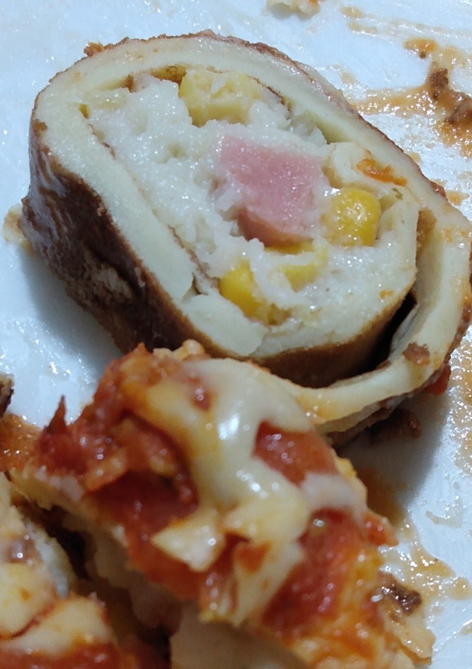Una foto de Canelones de choclo y bechamel con sorpresa