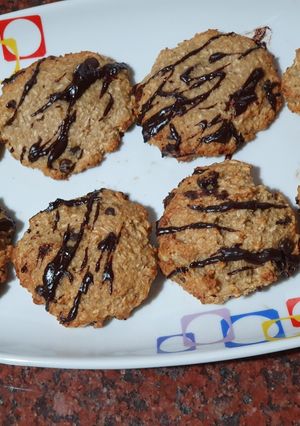 Φωτογραφία της συνταγής Μπανάνα - καρύδα cookies
