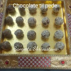 A picture of Dairy milk chocolate til pedefor makarsankranti.