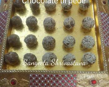 Fresh, Making Recipe Dairy milk chocolate til pede for makarsankranti Very Delicious