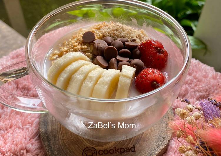 Bagaimana mengolah Overnight Oat Basic yang Lezat Sekali