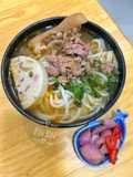 Bún Bò Tái Giò Heo Đơn Giản