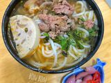 Bún Bò Tái Giò Heo Đơn Giản