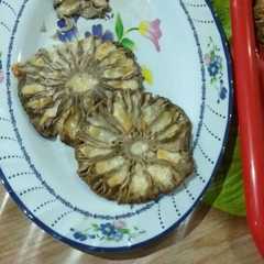 Una foto de Parasoles con queso al horno