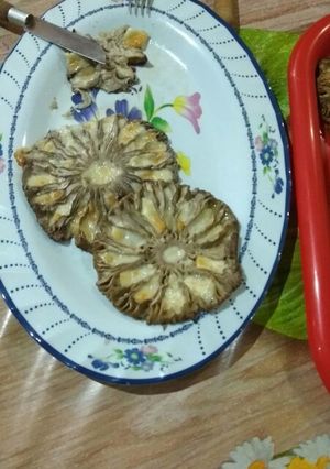 Una foto de Parasoles con queso al horno