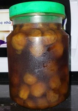 Hình của món Nước mơ ngâm.