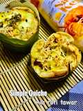 Simple Quiche ala Roti Tawar