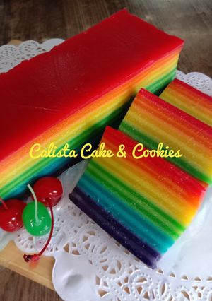 Foto resep Lapis PEPE Rainbow