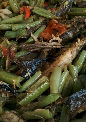 Foto resep Oseng buncis with tongkol suwir