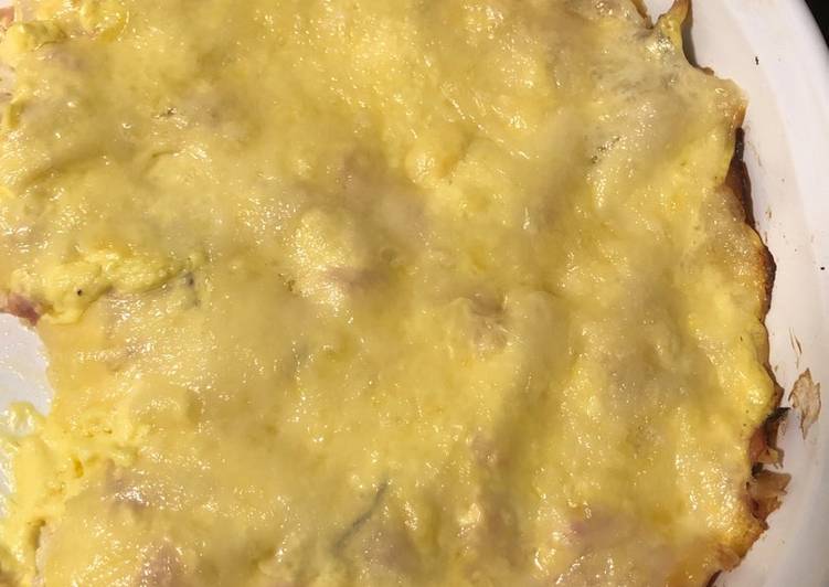 Chicken cordon bleu casserole