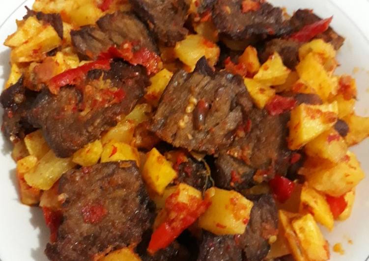 Simple Dendeng Balado