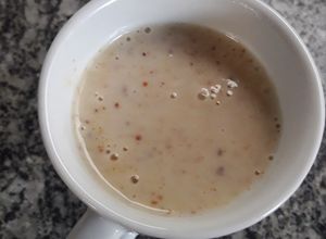 Foto de Chá de amendoim quentinho com canela