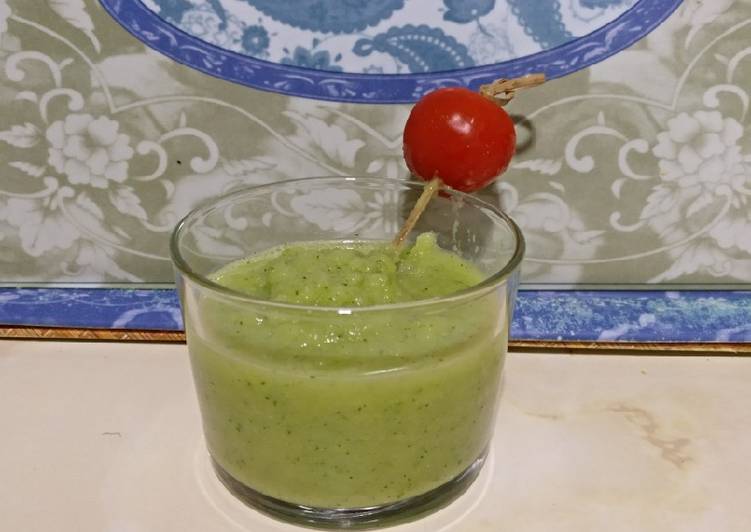 Gazpacho o salmorejo verde