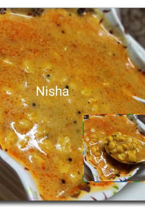 चना दाल की कढ़ी (Chana dal ki kadhi recipe in Hindi) रेसिपी मुख्य फोटो