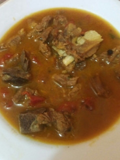 A picture of Beef curry stew#authormarathon#.