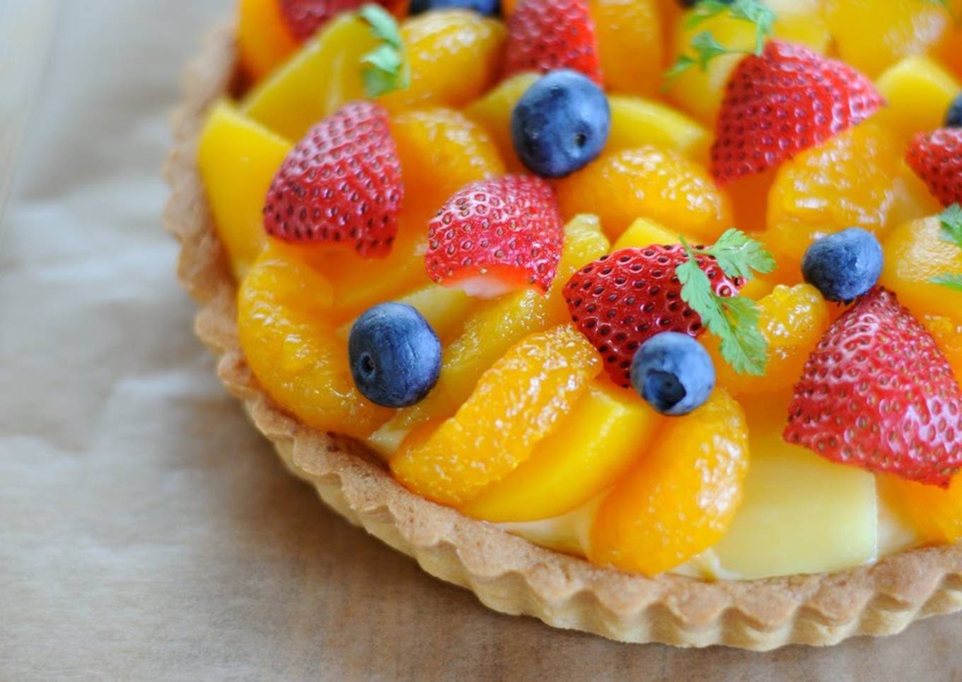 A Beginner's Fruit Tart