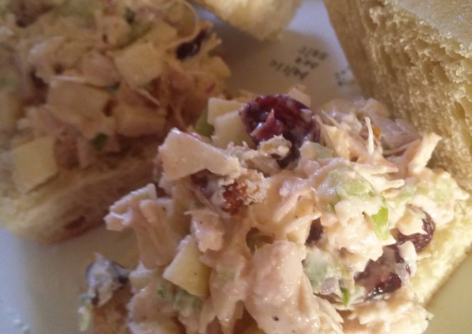 Cranberry Apple Walnut Chicken Salad Recipe by Mariah Cookpad