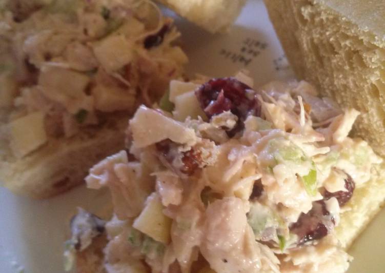 How to Make Ultimate Cranberry Apple Walnut Chicken Salad