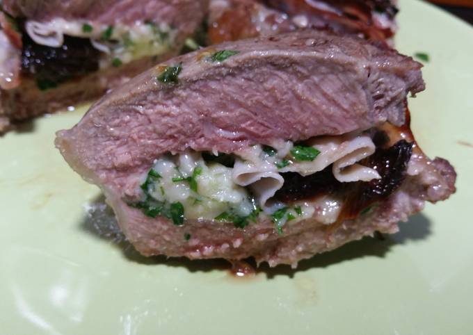 Stuffed beef tenderloin