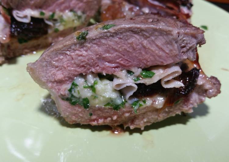 Stuffed beef tenderloin