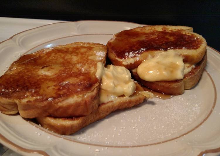 Cream cheese stuffed french toast