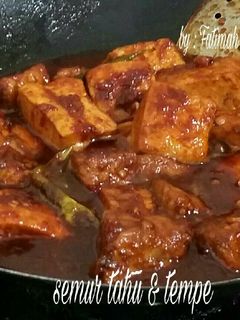 Foto resep Semur tahu & tempe
