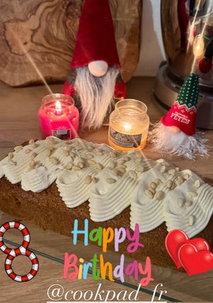 Une photo de Carrot cake cream cheese